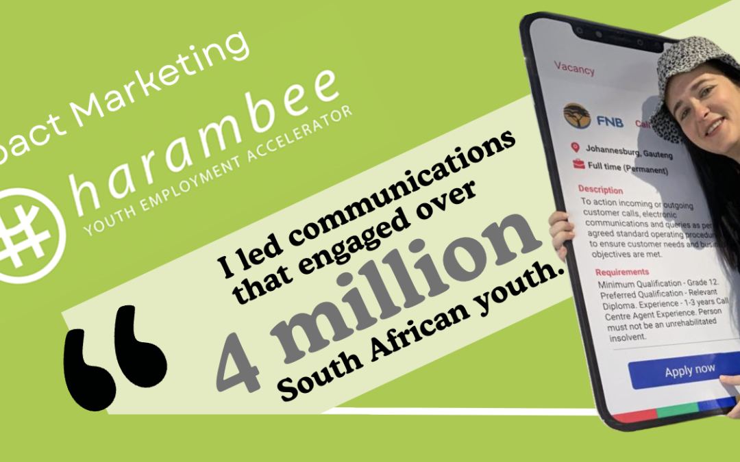 Harambee | Building mass-scale communications that reached 4 million+ youth